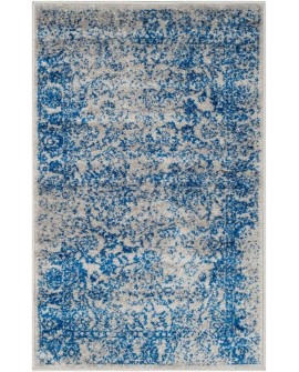 Safavieh Adirondack Collection Tapis Vintage à Poils Courts pour Salon, Salle à Manger, Chambre à Coucher Ivoire et Argent 91 x