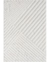 payé Tapis de couloir, 80 x 150 cm, à poils longs, bohème, crème, pastel, uni, motif moderne en losanges, scandinave, moelleux,