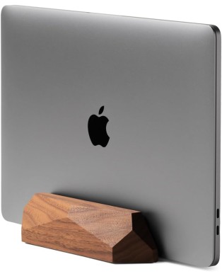 Oakywood Support Vertical Ordinateur Portable - Support Laptop Bureau - Compatible avec MacBook Pro, MacBook Air, iPad - en Bois