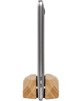 Oakywood Support Vertical Ordinateur Portable - Support Laptop Bureau - Compatible avec MacBook Pro, MacBook Air, iPad - en Bois