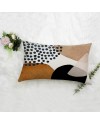 YCOLL Housse de Coussin 50 x 50 Lot de 4 Housse Coussin en Lin Coussin de Canapé Moderne Boho Coussin Canape Motif Abstrait