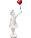 CHEYLIZI Statuette de Fille Volante en Ballon, décoration d'intérieur Art Moderne, Sculpture en résine, décoration Artisanale,