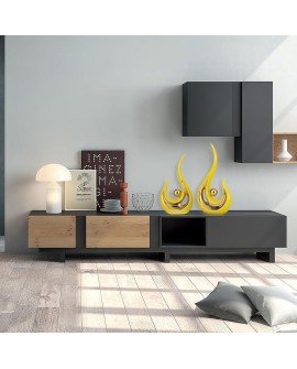 Accent Décor pour La Maison Blanc Et Or, Centre De Table Moderne De Style du Milieu du Siècle, Collections d'art Bureau, Statues