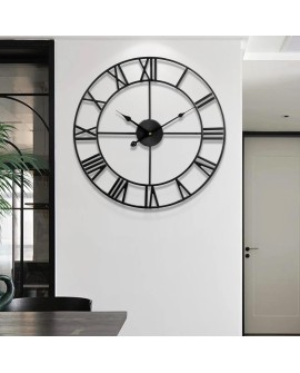 Mee 2ou Horloge Murale Design Moderne et Vintage, Silencieuse sans Tic-Tac, Grande Horloge Murale Géante XXL, Disponible en 40