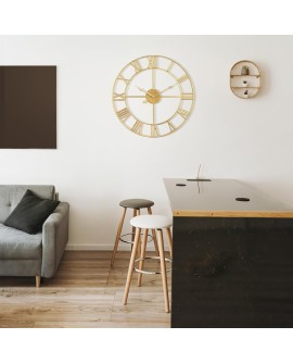 Mee 2ou Horloge Murale Design Moderne et Vintage, Silencieuse sans Tic-Tac, Grande Horloge Murale Géante XXL, Disponible en 40