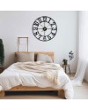 Mee 2ou Horloge Murale Design Moderne et Vintage, Silencieuse sans Tic-Tac, Grande Horloge Murale Géante XXL, Disponible en 40