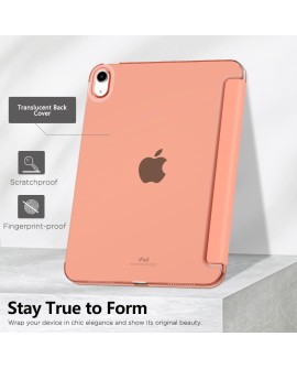 MoKo Coque pour iPad 10ème Génération 10,9 Pouces en 2022, Étui Mince en PC Translucide pour iPad 10ème Gén, iPad 10 Housse