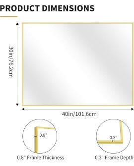 KOCUUY Miroir sur Pied Arqué, 161 x 52 cm Grand Miroir Mural avec Cadre en Aluminium Doré à Suspendre, à Poser, à Appuyer, pour