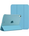 MoKo Coque pour iPad 10ème Génération 10,9 Pouces en 2022, Étui Mince en PC Translucide pour iPad 10ème Gén, iPad 10 Housse