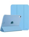 MoKo Coque pour iPad 10ème Génération 10,9 Pouces en 2022, Étui Mince en PC Translucide pour iPad 10ème Gén, iPad 10 Housse