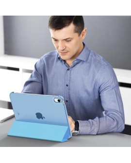 MoKo Coque pour iPad 10ème Génération 10,9 Pouces en 2022, Étui Mince en PC Translucide pour iPad 10ème Gén, iPad 10 Housse