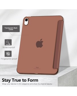 MoKo Coque pour iPad 10ème Génération 10,9 Pouces en 2022, Étui Mince en PC Translucide pour iPad 10ème Gén, iPad 10 Housse