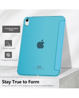 MoKo Coque pour iPad 10ème Génération 10,9 Pouces en 2022, Étui Mince en PC Translucide pour iPad 10ème Gén, iPad 10 Housse