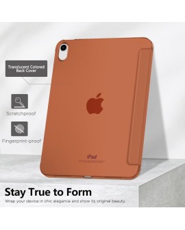 MoKo Coque pour iPad 10ème Génération 10,9 Pouces en 2022, Étui Mince en PC Translucide pour iPad 10ème Gén, iPad 10 Housse