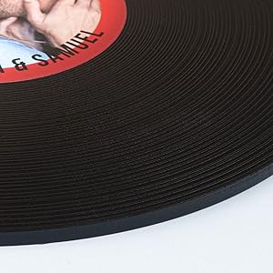 Vinyle personnalisé Wanapix méthacrylate musique décoratif anniversaire, mariage fête mères pères